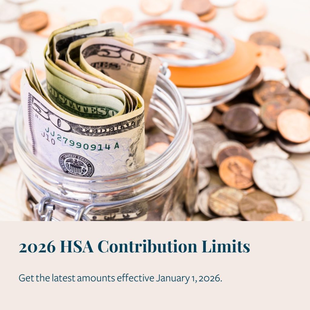 Irs releases 2026 hsa limits p a group